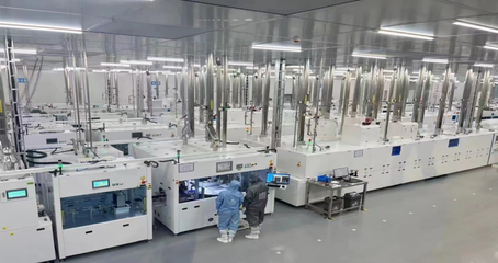 麦迪科技:9GW高效单晶TOPCon电池智能制造工厂项目首片电池片下线